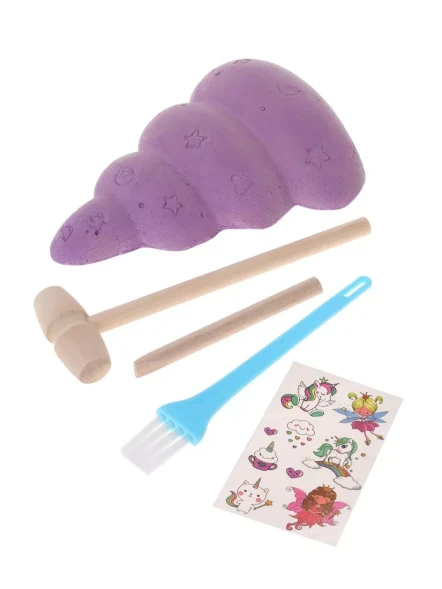 Набор раскопок Единороги, 6 фигурок, наклейки, On Time