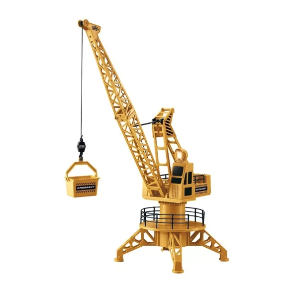 Подъемный кран на пульте управления, вращение платформы 360⁰, подъем, опускание грузов, свет. Crossbot