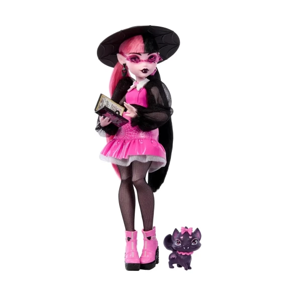 Кукла Monster High Монстер Хай Дракулаура с домашней летучей мышью и аксессуарами