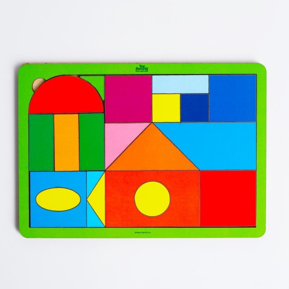 Головоломка с книгой «Изучаем формы». Лесная мастерская