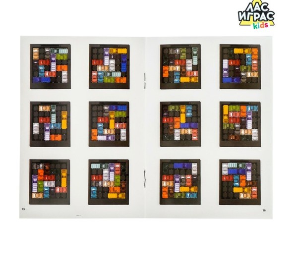 Настольная игра-головоломка на логику «Час пик»: 16 машин, 182 задания