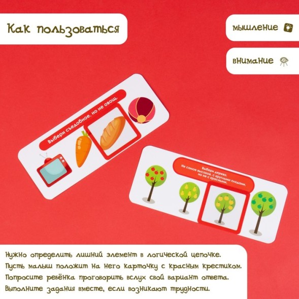Развивающий набор «Логические ряды. Зарядка для ума»
