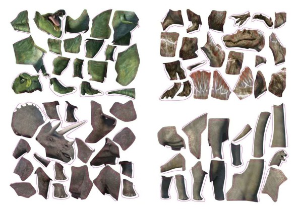 Моя книга наклеек. Динозавры