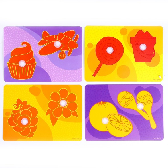 Развивающая игра на липучках «Цвета»