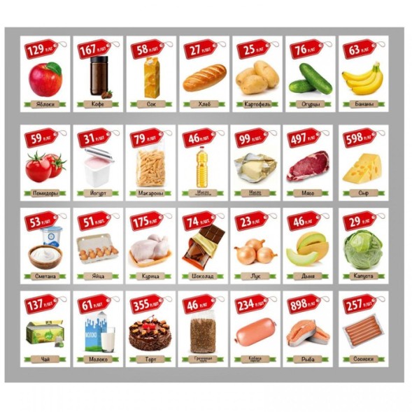 Настольная игра «Денежка. Играем в магазин. Покупаем продукты». Десятое королевство