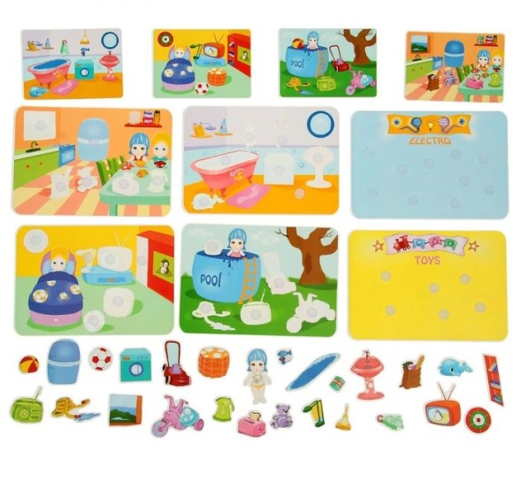 Игра настольная развивающая «Мой дом»