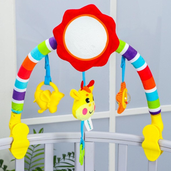 Развивающая дуга «Жирафик», с 5 игрушками