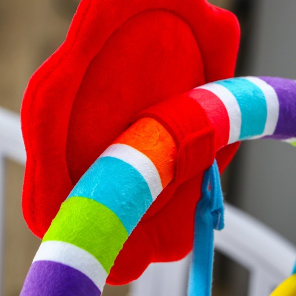 Развивающая дуга «Жирафик», с 5 игрушками