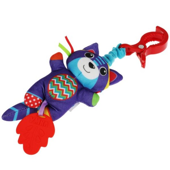 Текстильная игрушка подвеска Ласковый енот с прорезывателем, Умка