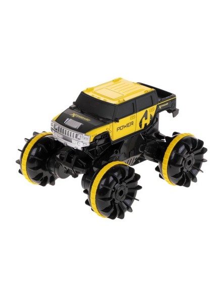 Машина р/у Гидроход, 4х4, плавает по воде, двигается по земле, аккум, желт. Crossbot