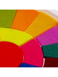 Краски пальчиковые 25 цветов, на водной основе, с губкой, микс