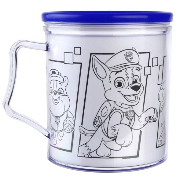 Кружка раскраска с вкладышем &quot;Команда щенят&quot; PAW PATROL