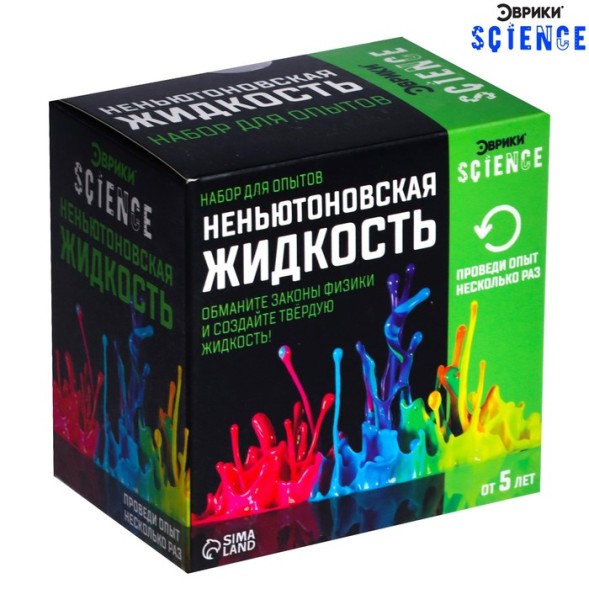 Набор для опытов «Неньютоновская жидкость»