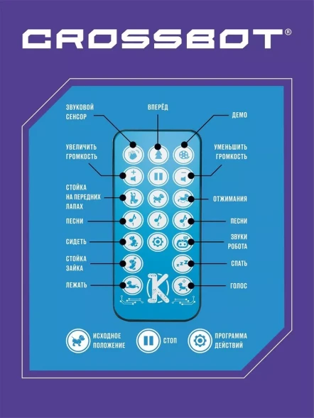 Робот щенок Тоби, ИК-управление, выполняет команды, русская озвучка