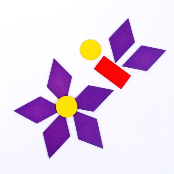 Развивающий набор «Цвета и формы» по методике Ф.Фрёбеля