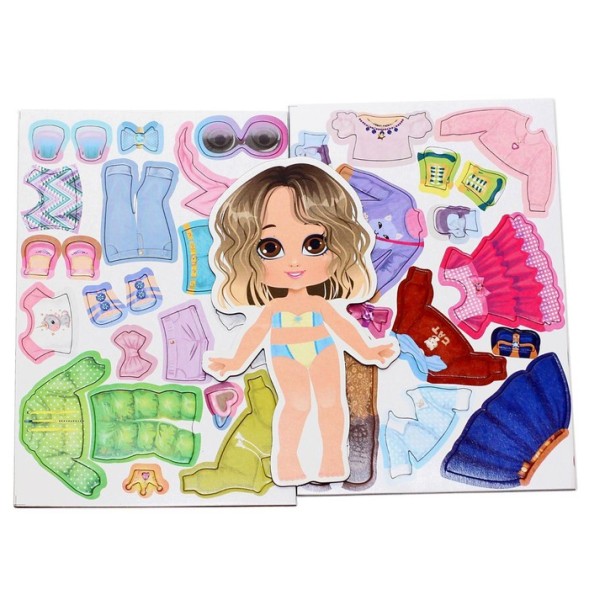 Магнитная игра «Одевашки. Модная девчонка. Ксюша». Десятое королевство