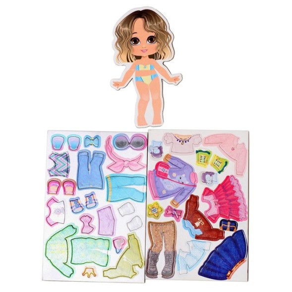 Магнитная игра «Одевашки. Модная девчонка. Ксюша». Десятое королевство