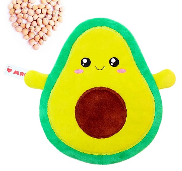 Развивающая игрушка-грелка «Авокадо», Мякиши