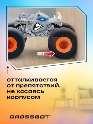 Машина р/у Монстр Носорог HomeWheel, 4х4, мягкие колеса, идеальная машина для дома, 4WD, аккум. Crossbot