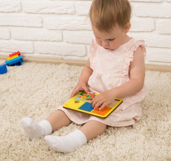 Головоломка «Лес», квадраты двусторонние