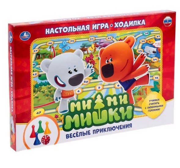 Настольная игра-ходилка «Ми-Ми-Мишки. Веселые приключения»
