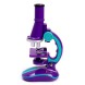 Микроскоп «Юный биолог», кратность увеличения 450х, 200х, 80х, с подсветкой