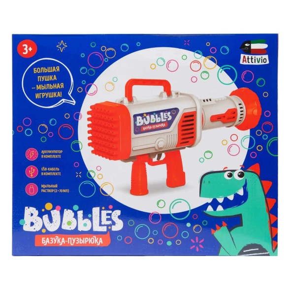 Мыльные пузыри Attivio Базука-пузырюка