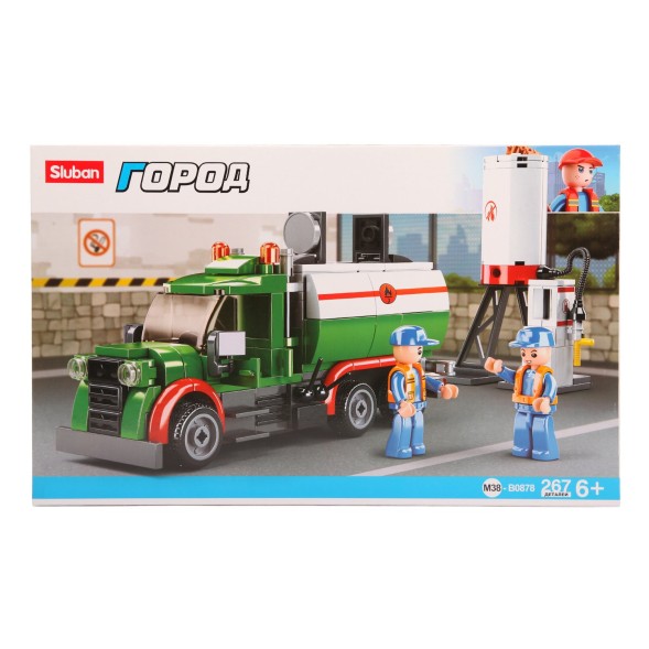 Конструктор SLUBAN Грузовой автомобиль 267деталей