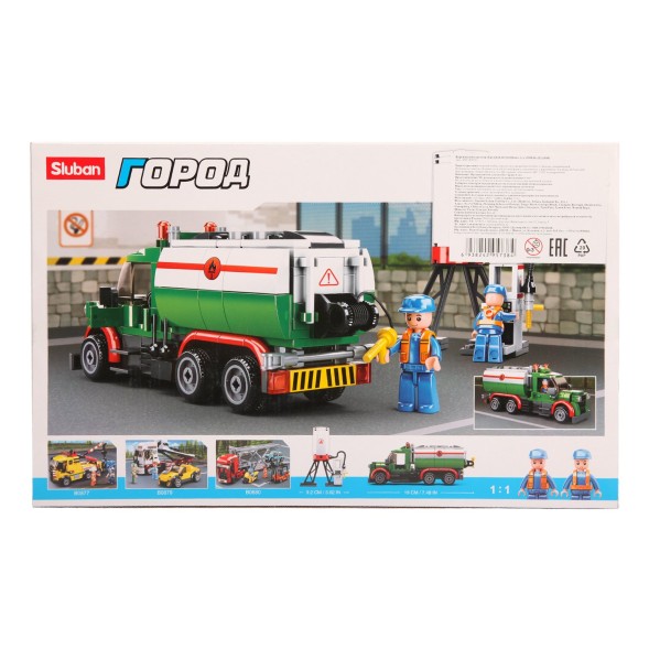 Конструктор SLUBAN Грузовой автомобиль 267деталей