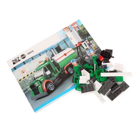 Конструктор SLUBAN Грузовой автомобиль 267деталей