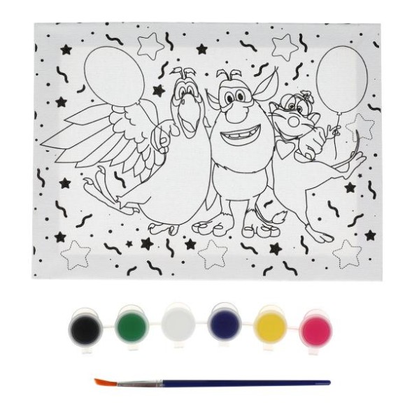 Набор д/дет тв-ва БУБА холст для росписи 15*20 см, Мульти Арт