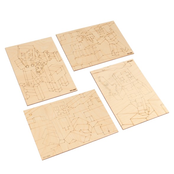 Заготовки для творчества. Доски для выжигания «Игровой мир»