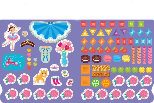 Активити для девочек. Балерина