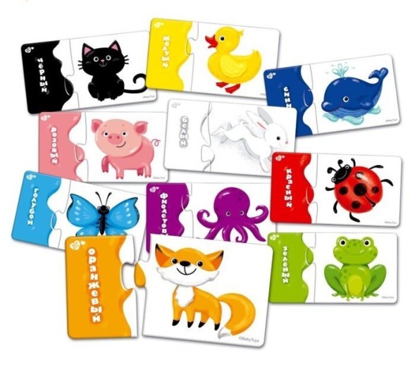 Макси-пазл «Учим цвета»