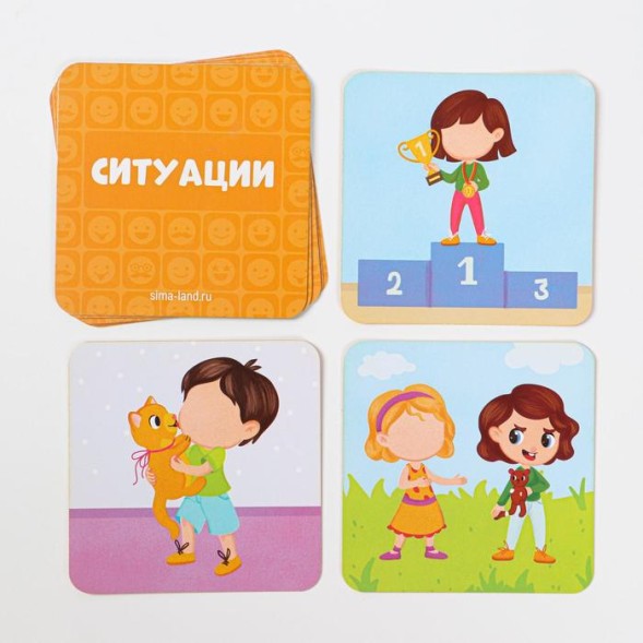 Развивающая магнитная игра «Эмоции», 4+