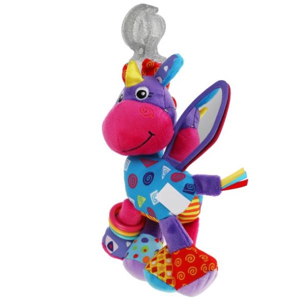 Текстильная игрушка погремушка единорог с вибрацией, Умка