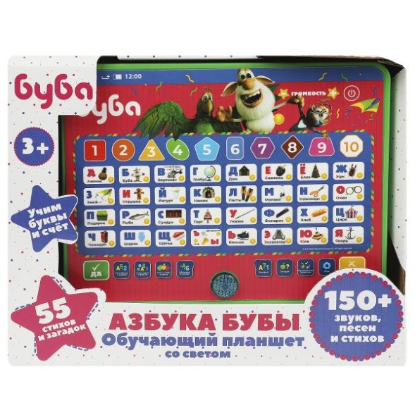 Обучающий планшет Буба 150 звуков,песен и стихов, Умка