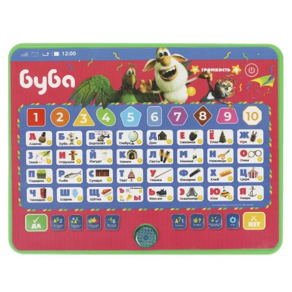Обучающий планшет Буба 150 звуков,песен и стихов, Умка