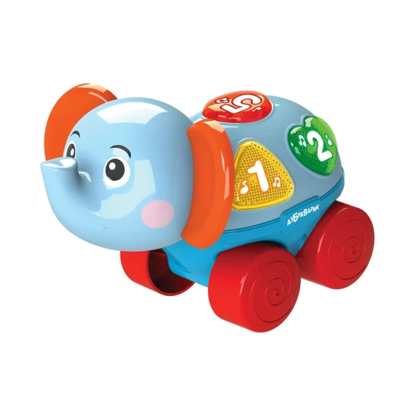 Игрушка Азбукварик Каталочка Слоненок музыкальная