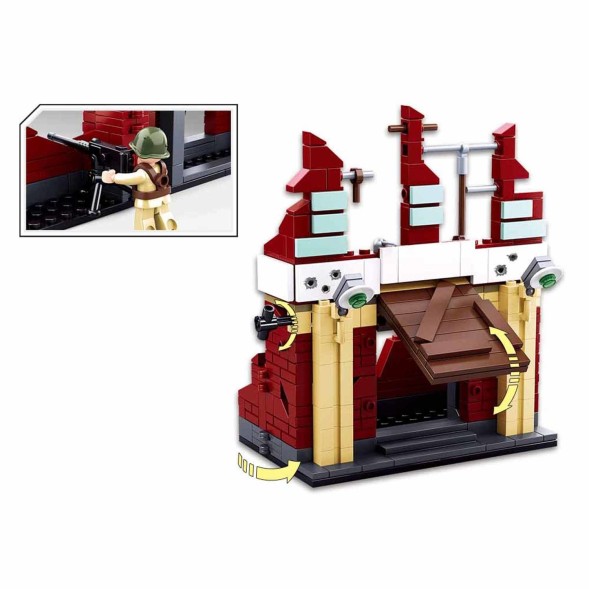 Конструктор SLUBAN Битва за город, 479 деталей