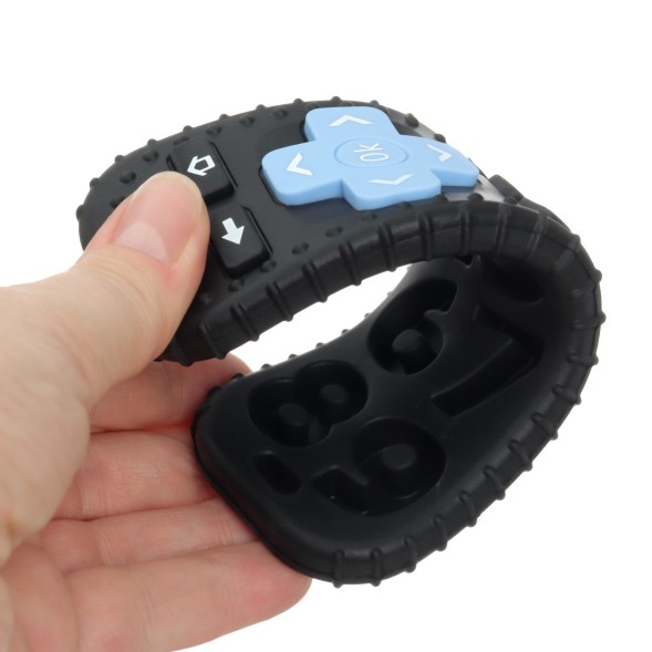 Прорезыватель для зубов Крошка Я «Пульт детский», цвет черный, размер 16 см