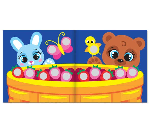 Наклейки «Весёлые кружочки. Медвежонок», 12 стр.