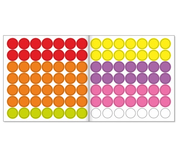 Наклейки «Весёлые кружочки. Медвежонок», 12 стр.