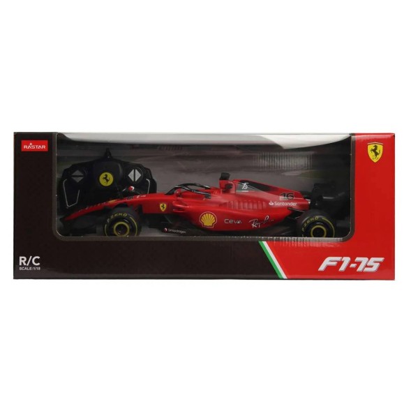 Машина Rastar РУ 1:18 Ferrari F1 75 Красная