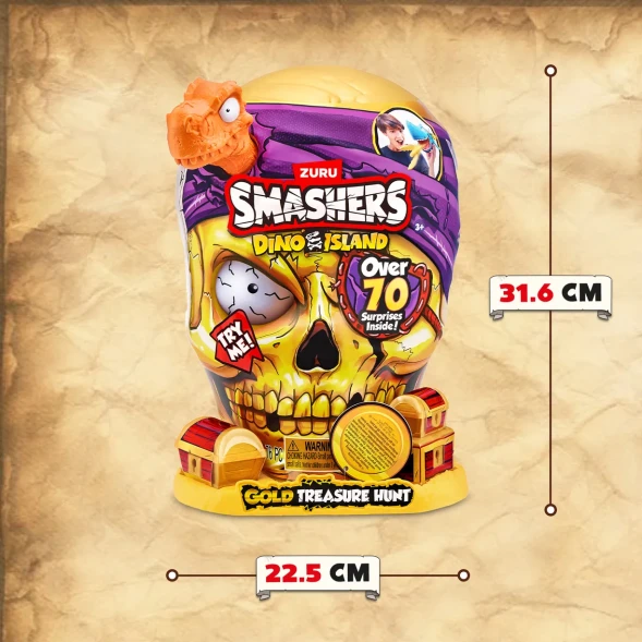 Набор игровой Smashers Золотой череп