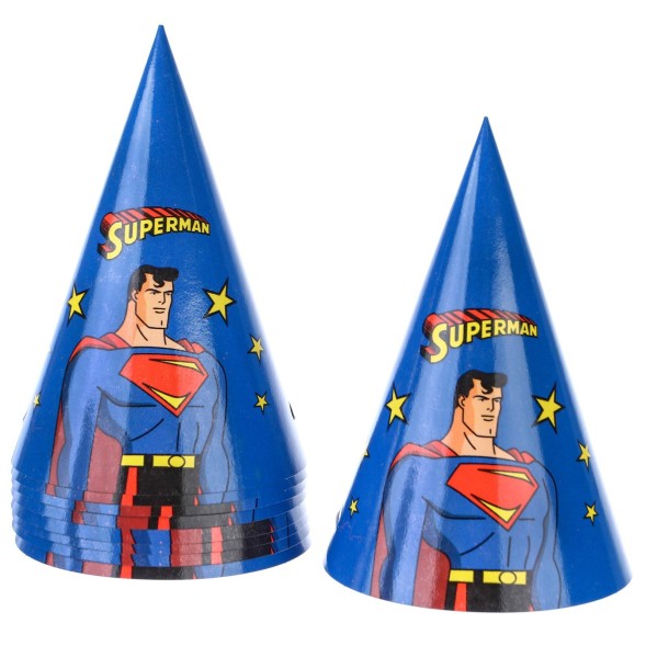 Набор бумажной посуды, на 6 персон &quot;С Днем Рождения&quot;, Супергерои