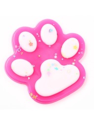 Сквиш антистресс - игрушка «Кошачья лапка» таба-лапка, 13 см, с блёстками