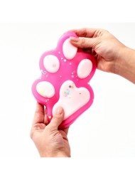 Сквиш антистресс - игрушка «Кошачья лапка» таба-лапка, 13 см, с блёстками