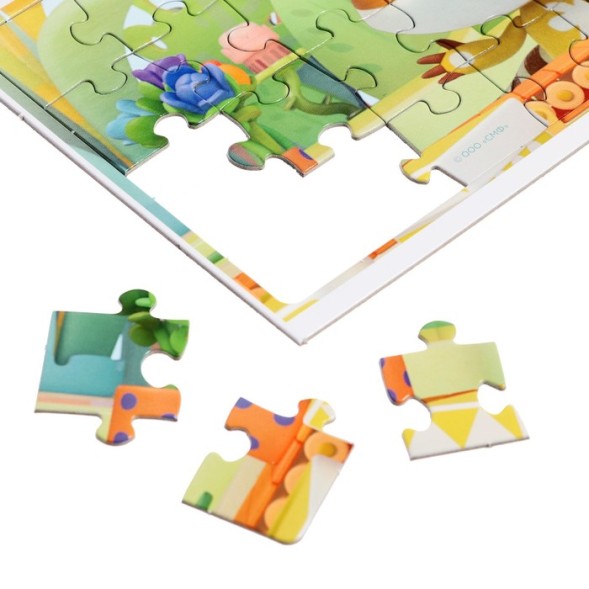 Подарочный набор 6 в 1 «Енотки»: лото, домино, мемо, 2 пазла 25 элементов, мозаика