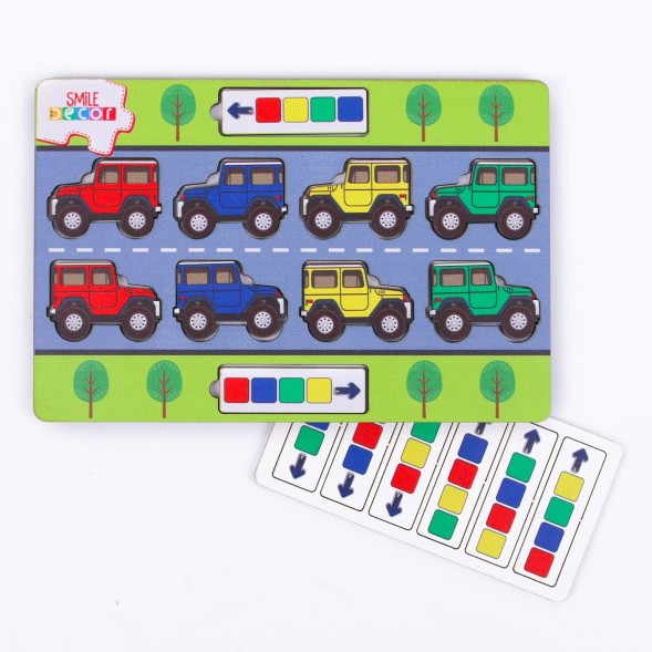 Обучающая игра «Машинки», SmileDecor
